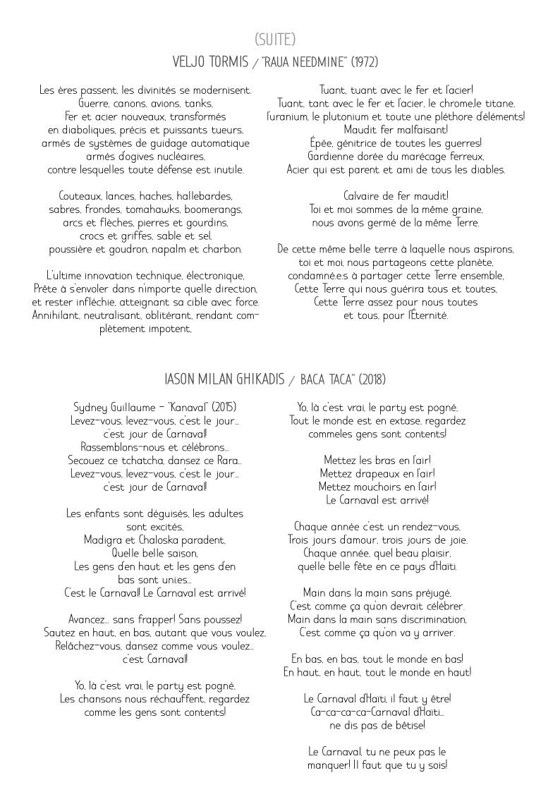 Programme de concert page 10