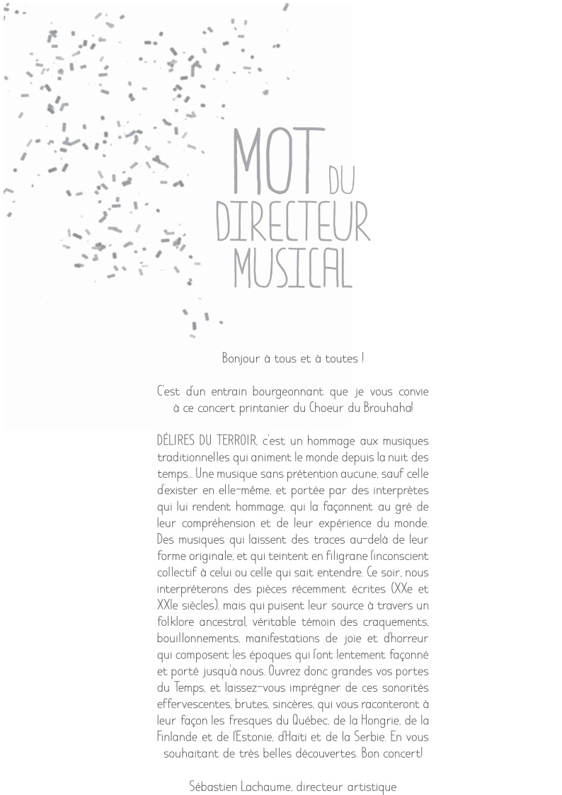 Programme de concert page 2