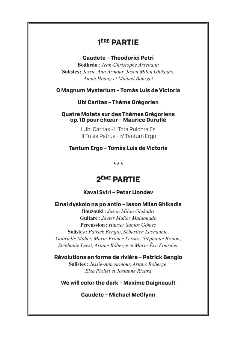 Programme de concert page 3
