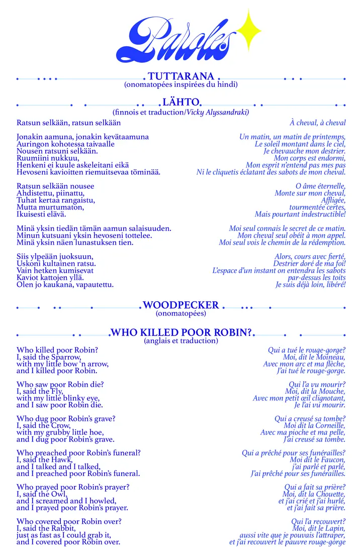 Programme de concert page 9