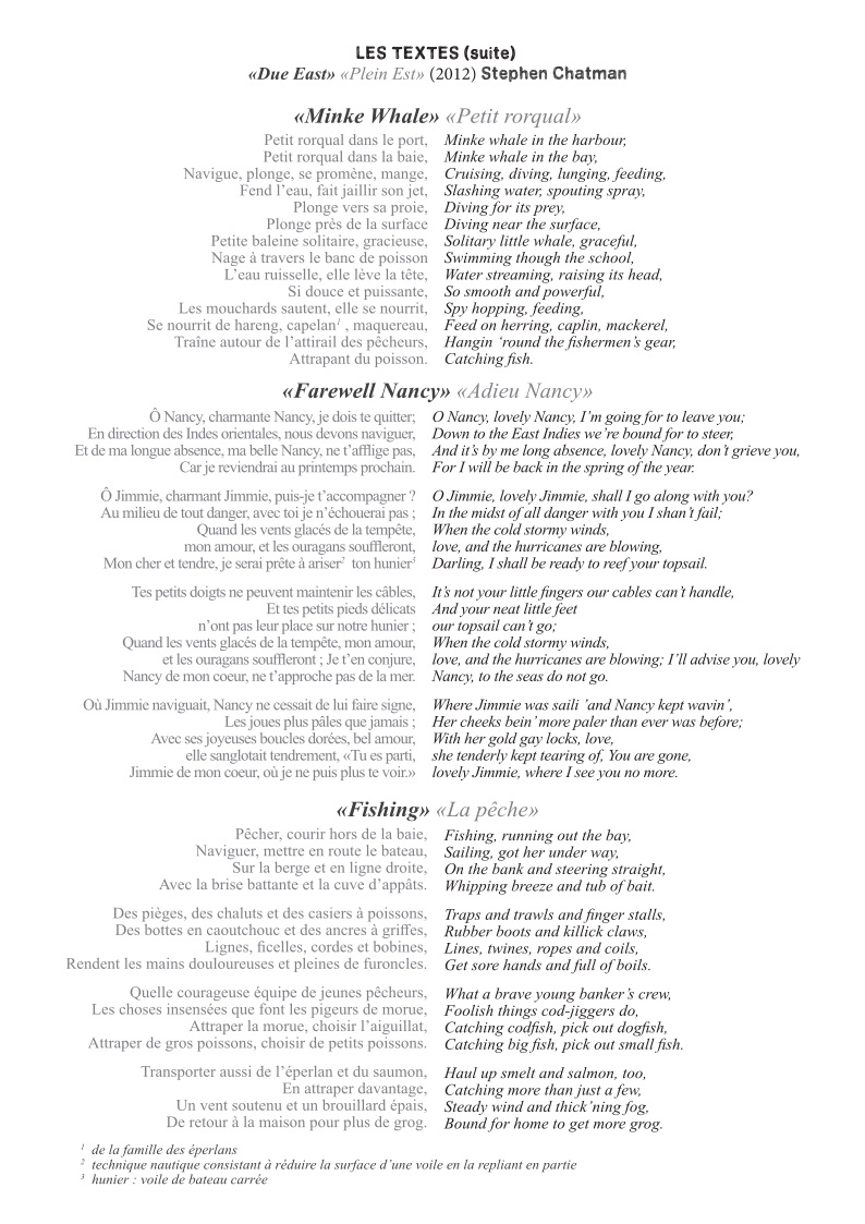 Programme de concert page 10