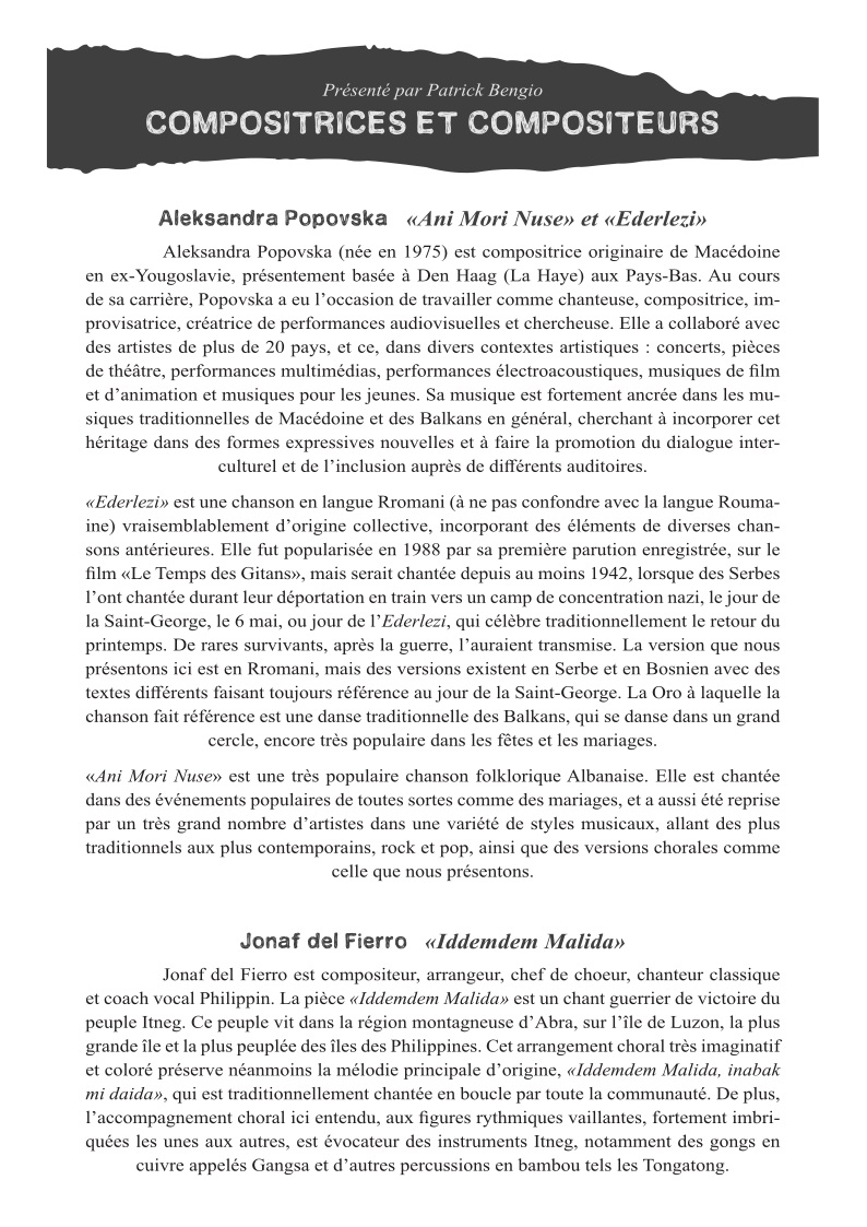 Programme de concert page 5