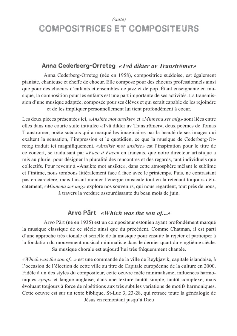 Programme de concert page 7