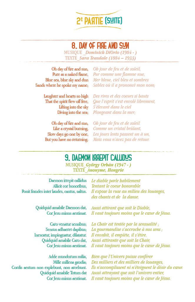 Programme de concert page 10