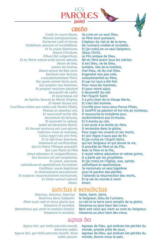 Programme de concert page 10