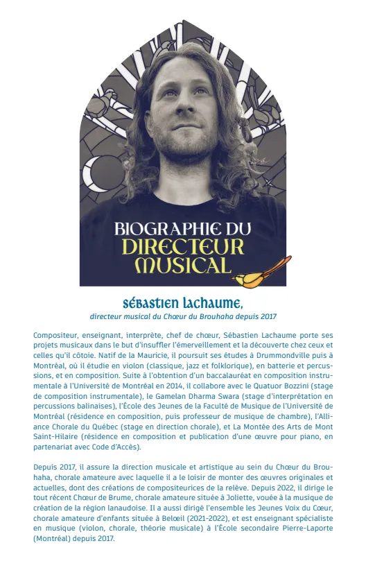 Programme de concert page 3