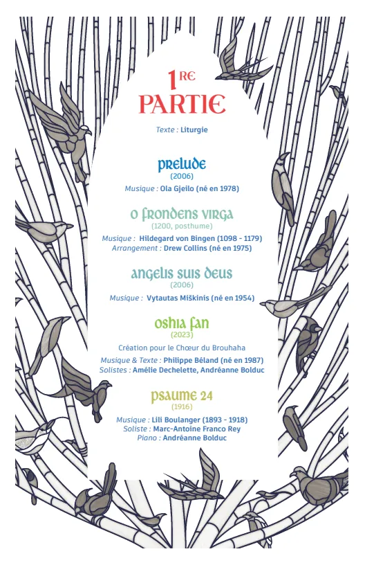Programme de concert page 6