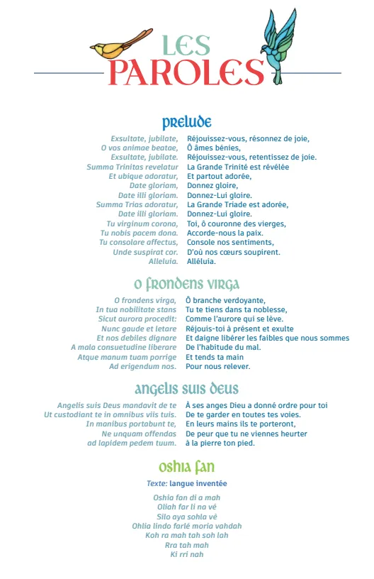 Programme de concert page 8