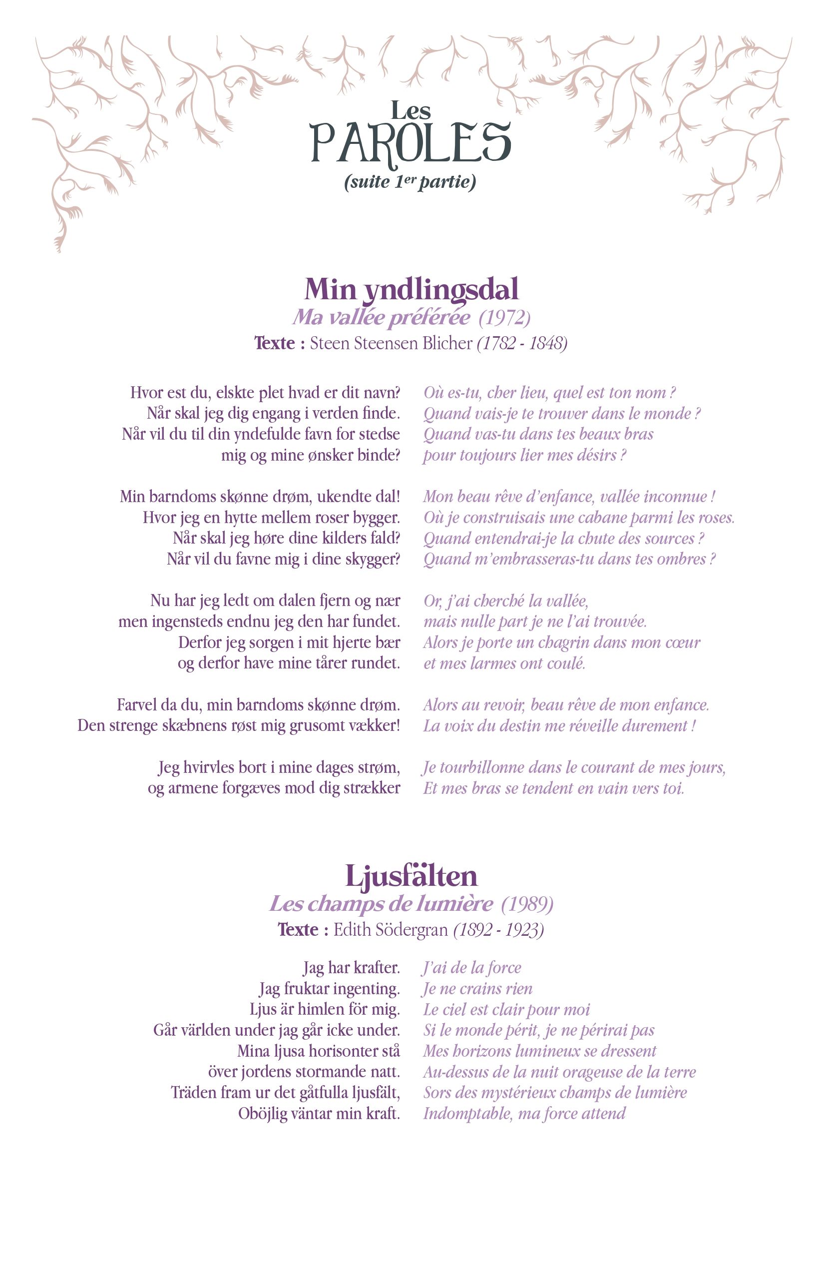 Programme de concert page 10