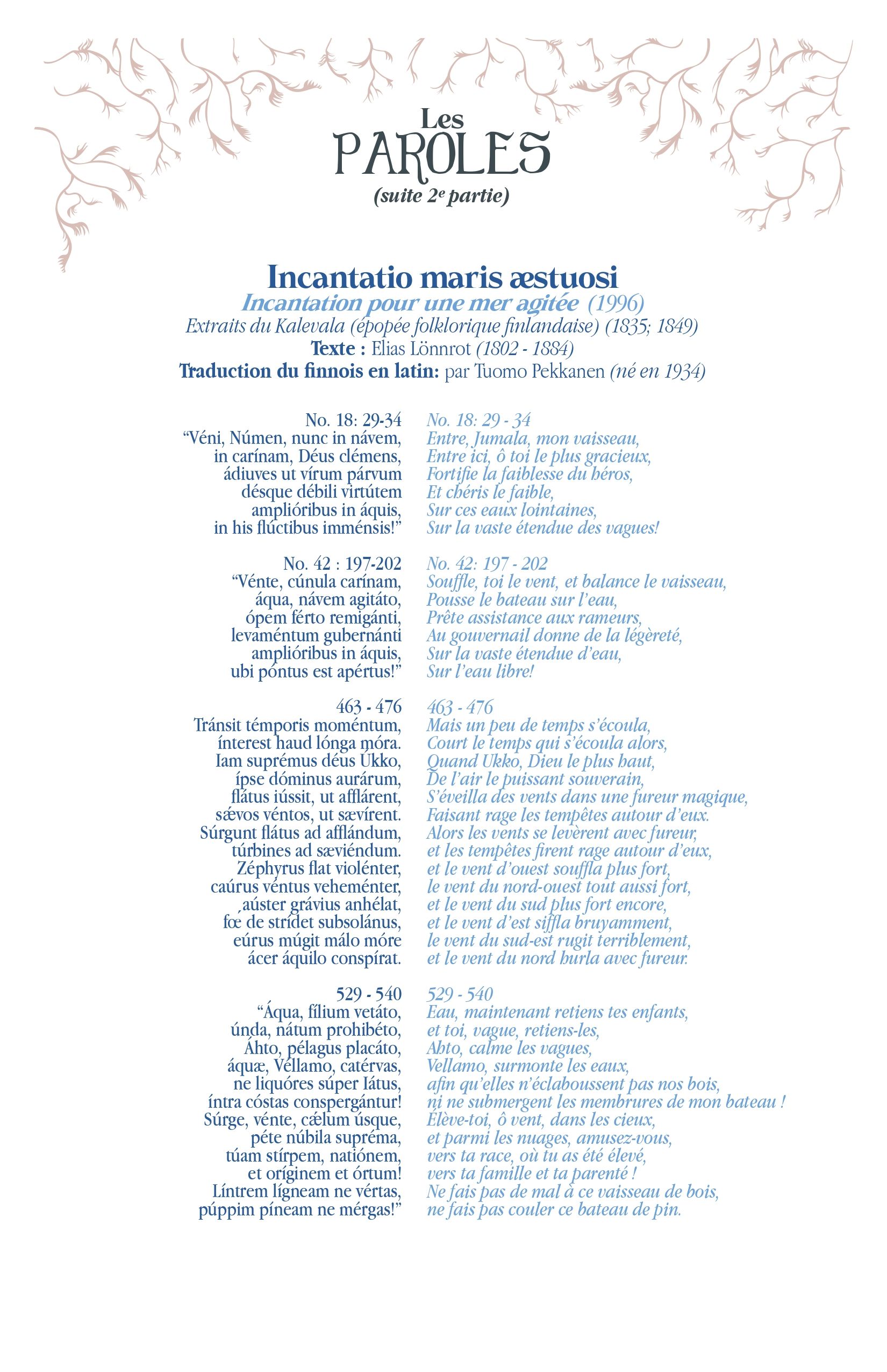 Programme de concert page 11