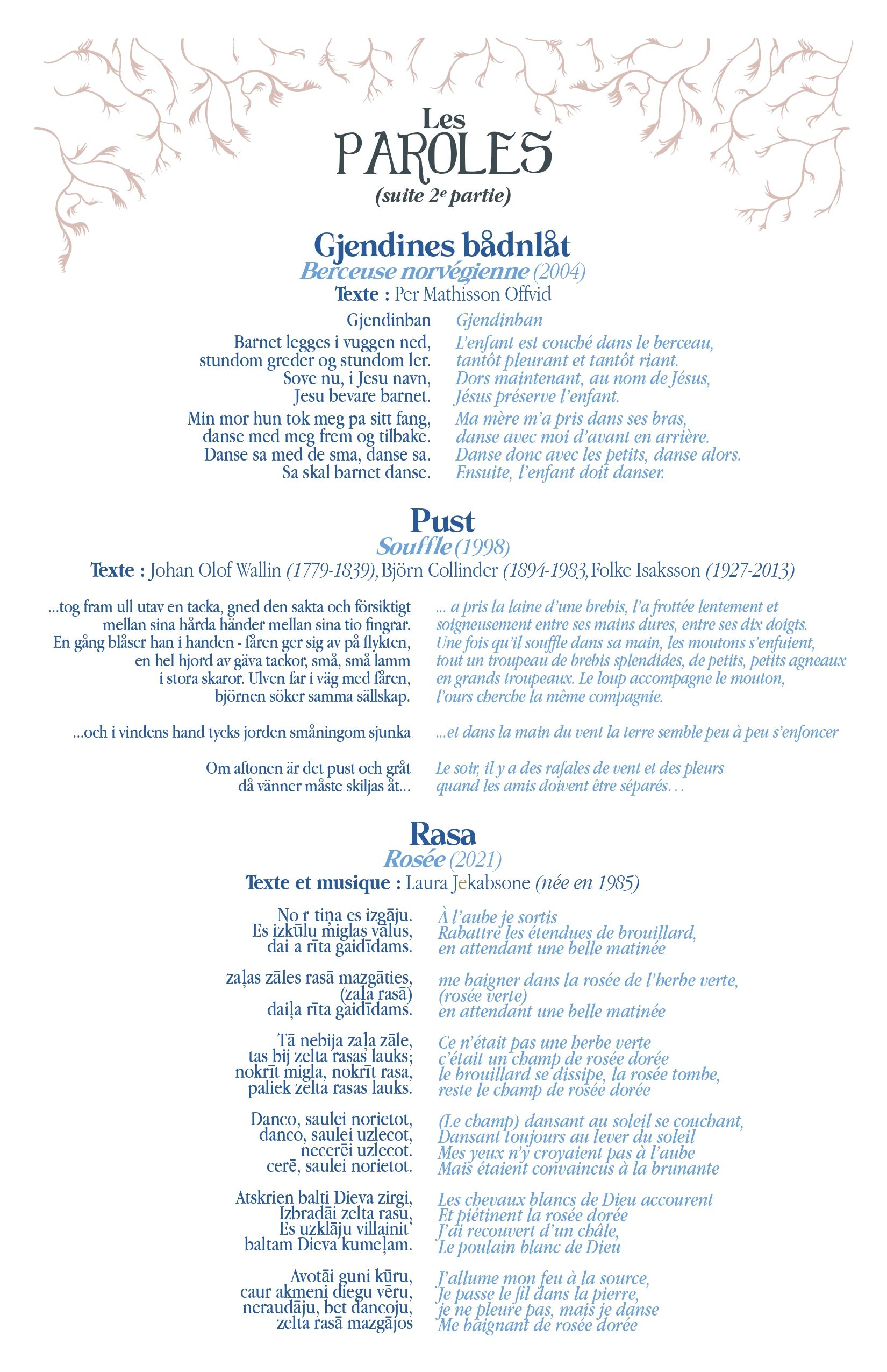 Programme de concert page 12