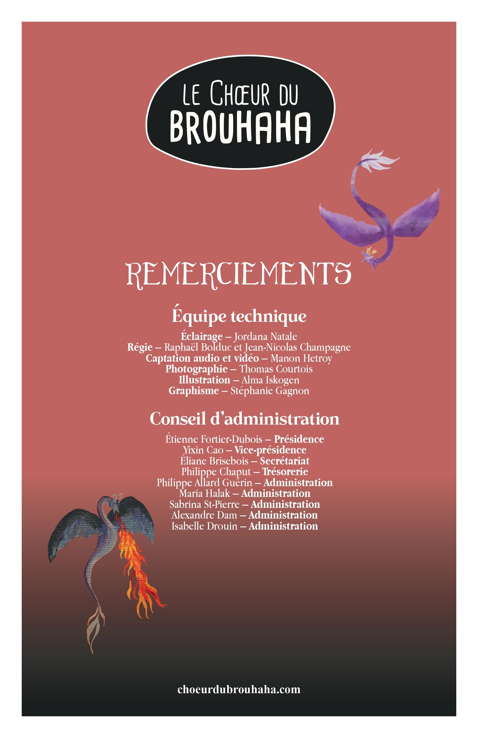 Programme de concert page 15