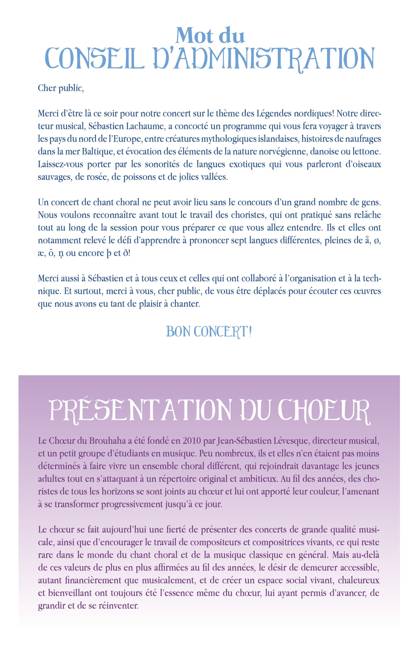 Programme de concert page 4