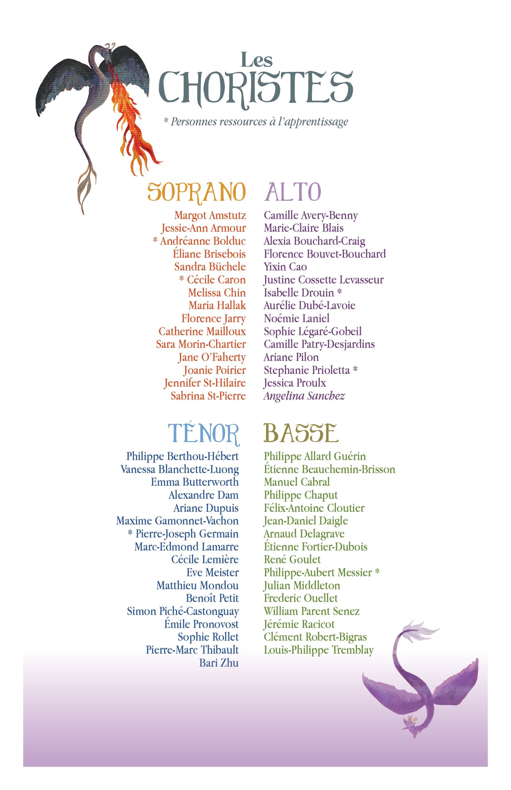Programme de concert page 5