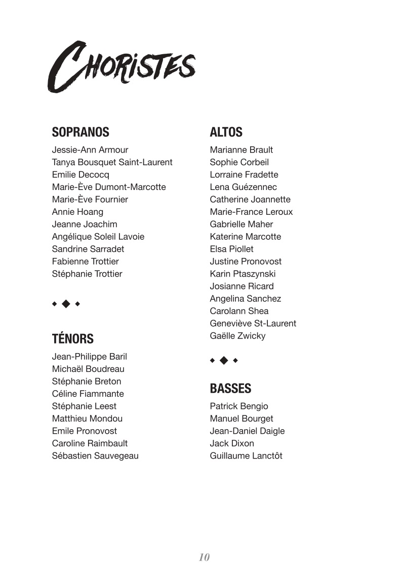 Programme de concert page 10