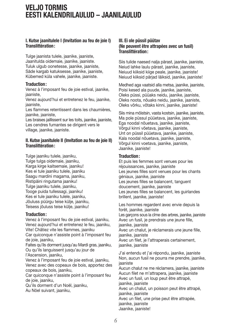 Programme de concert page 6