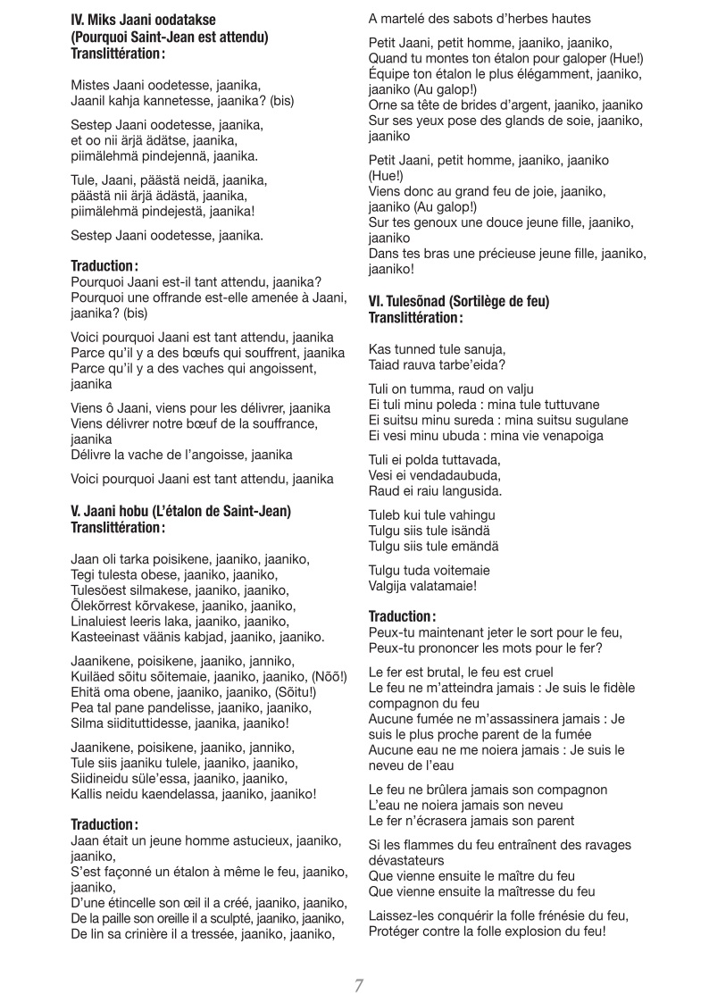 Programme de concert page 7