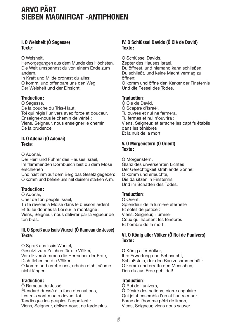 Programme de concert page 8
