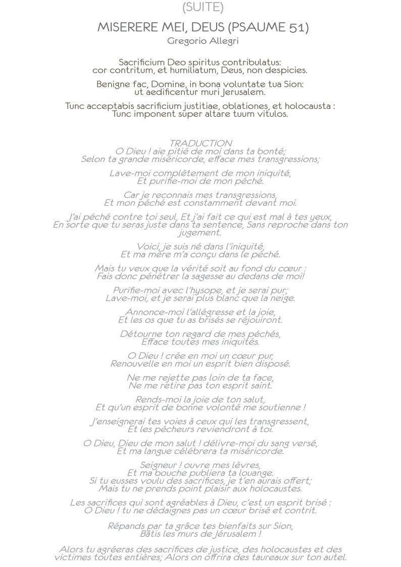 Programme de concert page 9
