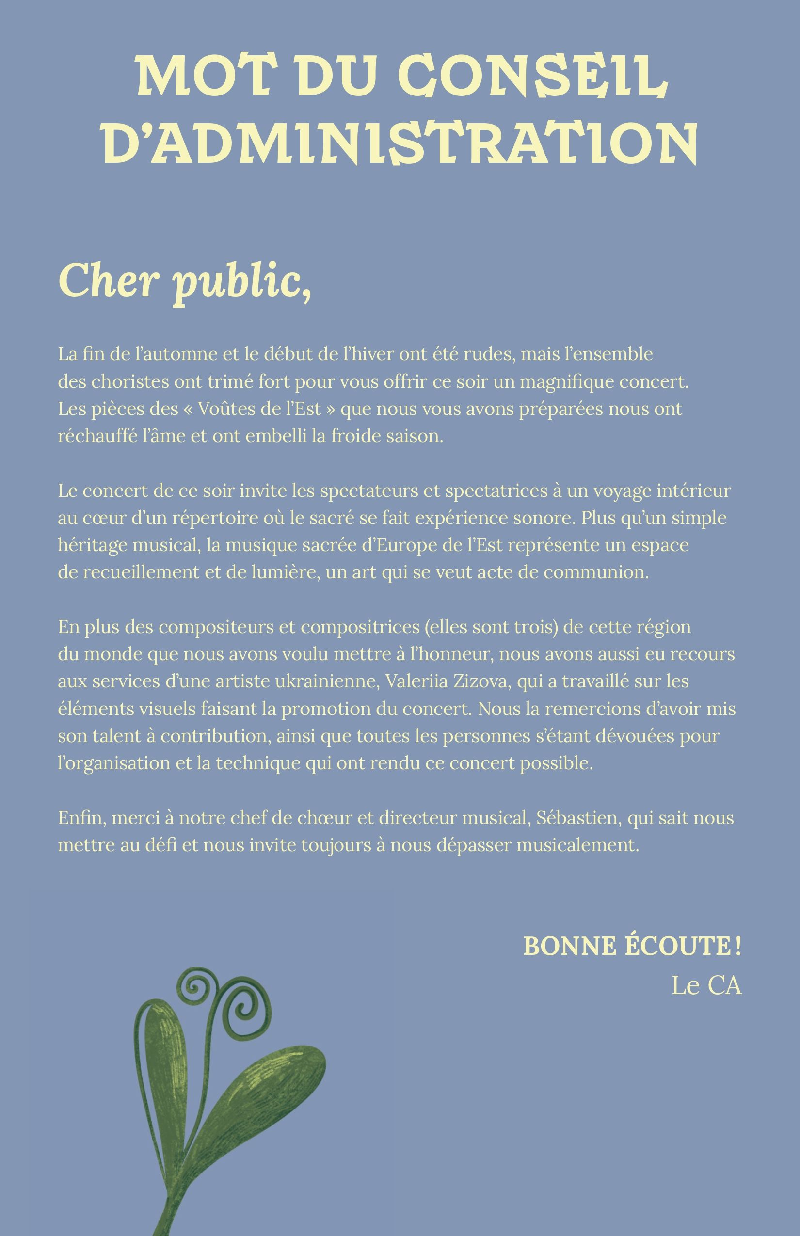 Programme de concert page 5